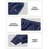 image:imageCOOFANDY Mens FleeceLined Sweatpants Loose Fit Joggers with PocketsNavy Blue