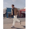 image:imageCOOFANDY Mens FleeceLined Sweatpants Loose Fit Joggers with PocketsWhite