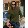image:imageCOOFANDY Mens Hoodie Pullover Hooded Sweatshirt Casual Fashion Solid FallArmy Green