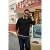 image:imageCOOFANDY Mens Hoodie Pullover Hooded Sweatshirt Casual Fashion Solid FallBlack