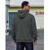 image:imageCOOFANDY Mens Hoodie Pullover Hooded Sweatshirt Casual Fashion Solid FallDark Gray