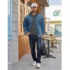 image:imageCOOFANDY Mens Hoodie Pullover Hooded Sweatshirt Casual Fashion Solid FallDark Gray