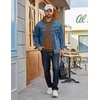 image:imageCOOFANDY Mens Hoodie Pullover Hooded Sweatshirt Casual Fashion Solid FallLight Brown
