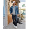 image:imageCOOFANDY Mens Hoodie Pullover Hooded Sweatshirt Casual Fashion Solid FallLight Gray
