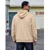 image:imageCOOFANDY Mens Hoodie Pullover Hooded Sweatshirt Casual Fashion Solid FallLight Khaki