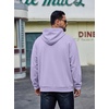 image:imageCOOFANDY Mens Hoodie Pullover Hooded Sweatshirt Casual Fashion Solid FallLight Purple