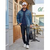 image:imageCOOFANDY Mens Hoodie Pullover Hooded Sweatshirt Casual Fashion Solid FallNavy Blue