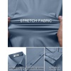 image:imageCOOFANDY Mens Muscle Fit Dress Shirt Wrinkle Free Sretch Shirts Long Sleeve Casual Button Down ShirtsAiry Blue