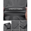 image:imageCOOFANDY Mens Muscle Fit Dress Shirt Wrinkle Free Sretch Shirts Long Sleeve Casual Button Down ShirtsDark Gray