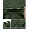 image:imageCOOFANDY Mens Muscle Fit Dress Shirt Wrinkle Free Sretch Shirts Long Sleeve Casual Button Down ShirtsDeep Green