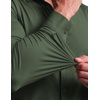 image:imageCOOFANDY Mens Muscle Fit Dress Shirt Wrinkle Free Sretch Shirts Long Sleeve Casual Button Down ShirtsDeep Green
