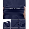 image:imageCOOFANDY Mens Muscle Fit Dress Shirt Wrinkle Free Sretch Shirts Long Sleeve Casual Button Down ShirtsNavy Blue