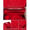 image:imageCOOFANDY Mens Muscle Fit Dress Shirt Wrinkle Free Sretch Shirts Long Sleeve Casual Button Down ShirtsRed