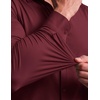image:imageCOOFANDY Mens Muscle Fit Dress Shirt Wrinkle Free Sretch Shirts Long Sleeve Casual Button Down ShirtsWine Red