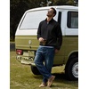 image:imageCOOFANDY Mens Quarter Zip Pullover 2026 Fashion Texture 14 Zip SweatshirtBlack