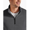image:imageCOOFANDY Mens Quarter Zip Pullover 2026 Fashion Texture 14 Zip SweatshirtCharcoal Grey