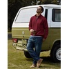 image:imageCOOFANDY Mens Quarter Zip Pullover 2026 Fashion Texture 14 Zip SweatshirtMaroon
