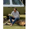 image:imageCOOFANDY Mens Quarter Zip Pullover 2026 Fashion Texture 14 Zip SweatshirtMedium Grey Heather