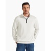 image:imageCOOFANDY Mens Quarter Zip Pullover 2026 Fashion Texture 14 Zip SweatshirtWhite