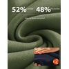 image:imageCOOFANDY Mens Quarter Zip Pullover Sweatshirt Fleece Mock Neck with PocketArmy Green
