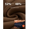 image:imageCOOFANDY Mens Quarter Zip Pullover Sweatshirt Fleece Mock Neck with PocketBrown