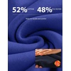 image:imageCOOFANDY Mens Quarter Zip Pullover Sweatshirt Fleece Mock Neck with PocketDark Blue