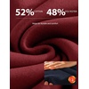 image:imageCOOFANDY Mens Quarter Zip Pullover Sweatshirt Fleece Mock Neck with PocketDark Red