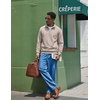 image:imageCOOFANDY Mens Quarter Zip Pullover Sweatshirt Fleece Mock Neck with PocketKhaki
