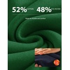 image:imageCOOFANDY Mens Quarter Zip Pullover Sweatshirt Fleece Mock Neck with PocketLake Green