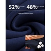 image:imageCOOFANDY Mens Quarter Zip Pullover Sweatshirt Fleece Mock Neck with PocketNavy Blue
