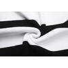 image:imageCOOFANDY Mens Ribbed Slim Fit Knitted Pullover Casual Turtleneck SweaterStripedwhite  Black