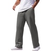 image:imageCOOFANDY Mens Sweatpants Casual Baggy Pants Lightweight Cotton SweatpantsDark Grey
