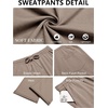 image:imageCOOFANDY Mens Sweatpants Casual Baggy Pants Lightweight Cotton SweatpantsKhaki