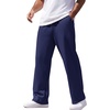 image:imageCOOFANDY Mens Sweatpants Casual Baggy Pants Lightweight Cotton SweatpantsNavy Blue