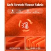 image:imageCOOFANDY Mens Sweatsuit Set Fleece Crewneck Sweatshirt and Jogger PantsOrange