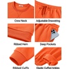 image:imageCOOFANDY Mens Sweatsuit Set Fleece Crewneck Sweatshirt and Jogger PantsOrange