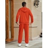 image:imageCOOFANDY Mens Sweatsuits 2 Piece Set Full Zip Hoodie Jogging Track SuitsOrange