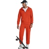 image:imageCOOFANDY Mens Sweatsuits 2 Piece Set Full Zip Hoodie Jogging Track SuitsOrange