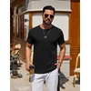 image:imageCOOFANDY Mens T Shirt Short Sleeve Casual TShirts Crew Neck Basic Tee ShirtsBlack