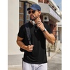 image:imageCOOFANDY Mens T Shirt Short Sleeve Casual TShirts Crew Neck Basic Tee ShirtsBlack