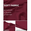 image:imageCOOFANDY Mens T Shirt Short Sleeve Casual TShirts Crew Neck Basic Tee ShirtsDeep Red