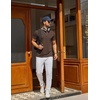 image:imageCOOFANDY Mens T Shirt Short Sleeve Casual TShirts Crew Neck Basic Tee ShirtsEarth Tones 3 Pack