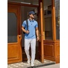 image:imageCOOFANDY Mens T Shirt Short Sleeve Casual TShirts Crew Neck Basic Tee ShirtsLight Blue