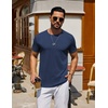 image:imageCOOFANDY Mens T Shirt Short Sleeve Casual TShirts Crew Neck Basic Tee ShirtsNavy