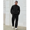image:imageCOOFANDY Mens Tracksuit 2 Piece Set Full Zip Jogging Sweatsuits OutfitsBlack