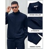 image:imageCOOFANDY Mens Tracksuit 2 Piece Set Full Zip Jogging Sweatsuits OutfitsNavy Blue