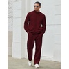 image:imageCOOFANDY Mens Tracksuit 2 Piece Set Full Zip Jogging Sweatsuits OutfitsRed