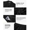 image:imageCOOFANDY Mens Velour Tracksuit 2 Piece Set Sweatsuits Velvet Jogging SuitsBlack
