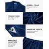 image:imageCOOFANDY Mens Velour Tracksuit 2 Piece Set Sweatsuits Velvet Jogging SuitsNavy Blue