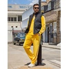 image:imageCOOFANDY Mens Velour Tracksuit 2 Piece Set Sweatsuits Velvet Jogging SuitsYellow